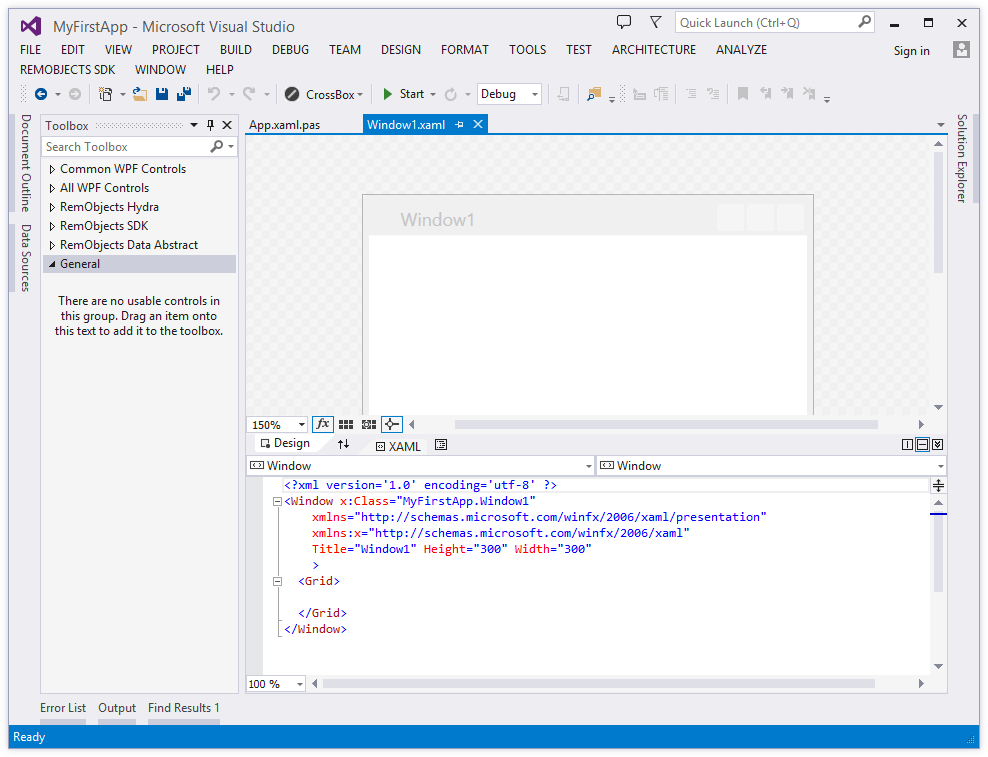 Your First Windows WPF App with Elements